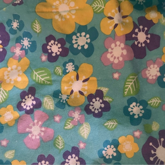 Vintage  Kids Floral Shirt - Blue, Yellow, Purple - Picture 2 of 4